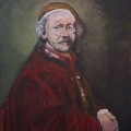 Friedhelm-Wolfrat-Rembrandt-1606-1669-Selbstportrait-1663-Portrait-Wolfrat-2017