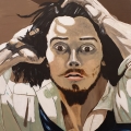 Friedhelm-Wolfrat-Gustave-Courbet-1819-1877-Der-Verzweifelte-1844-Portrait-Wolfrat-2019