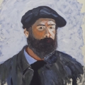 Friedhelm-Wolfrat-Monet-1840-1926-Selbstbildnis-mit-Barett-1886-Portrait-Wolfrat-2017