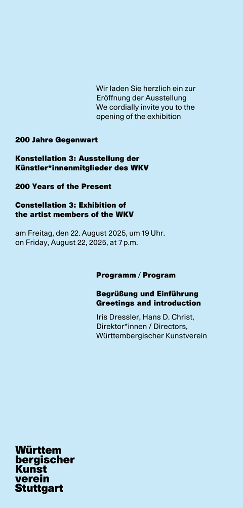 Konstellation 3 - Flyer Einleger