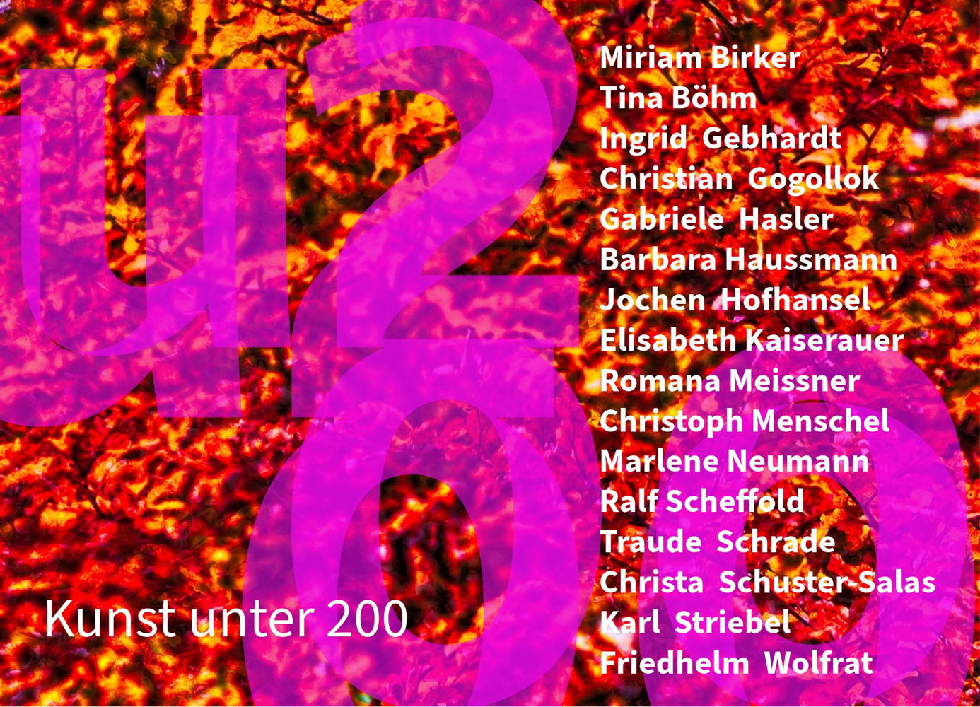 Kulturwerkstatt BT24 - Unter 200 Flyer Seite 1